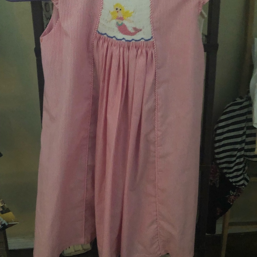 Girls stripe dress /mermaid
